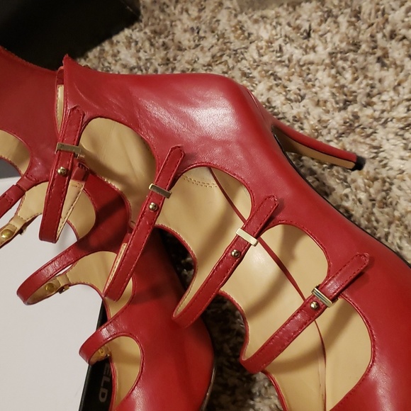 Karl Lagerfeld zip up heels - Picture 4 of 4